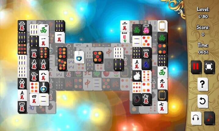 Mahjong Black and White — free online mahjong game