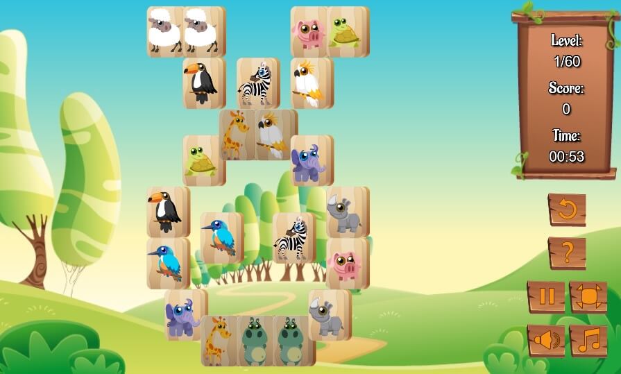 Mahjong Animal — free online mahjong game