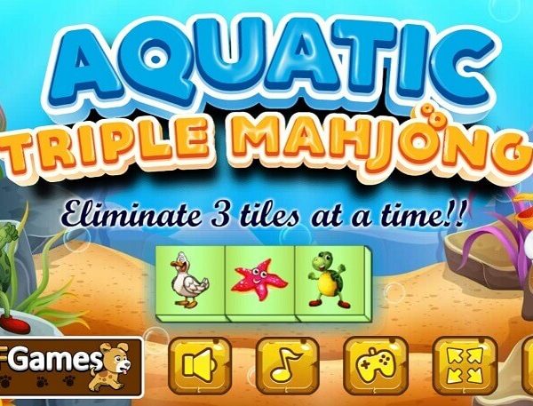 Aquatic Triple Mahjong