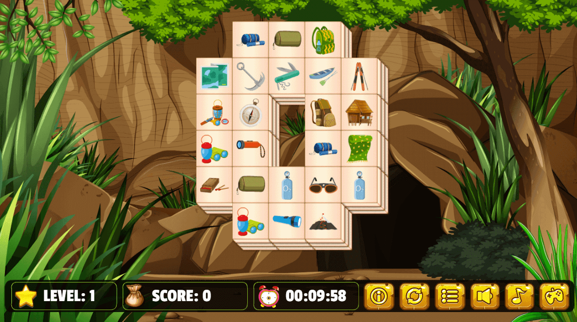 Hiking Mahjong Gameplay