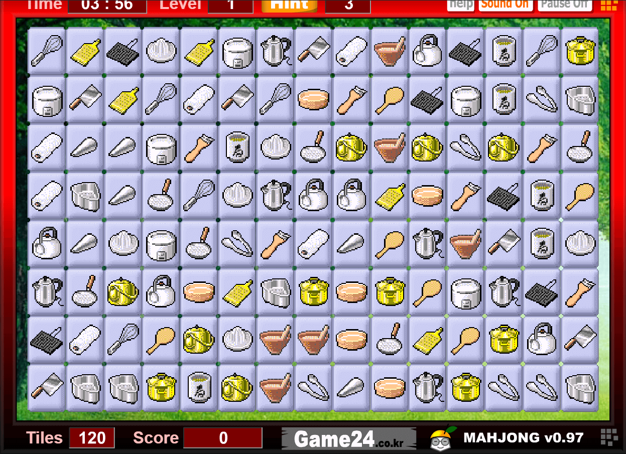 Kitchen Mahjong Gameplay