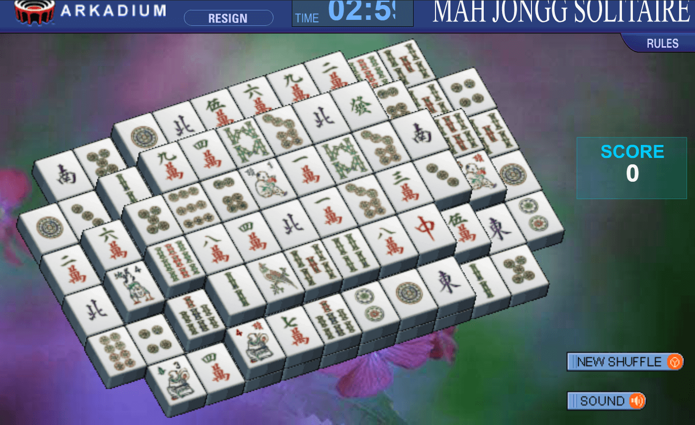 Mahjong Solitaire Gameplay