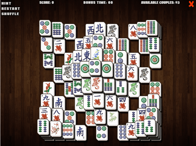 Mahjong Deluxe Gameplay