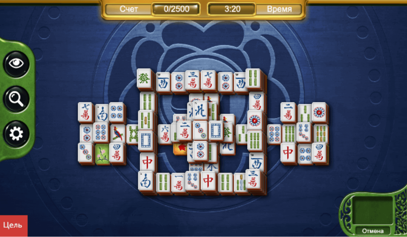 Microsoft Mahjong Gameplay