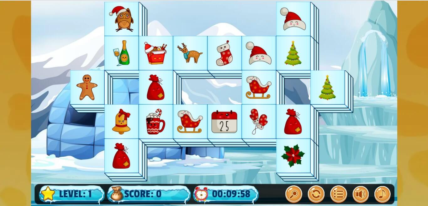 Xmas Triple Mahjong Gameplay