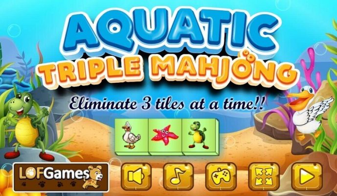 Aquatic Triple Mahjong
