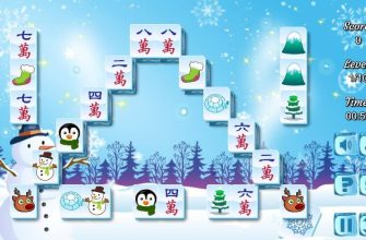 Frozen Mahjong 13 Winter Mahjong free online