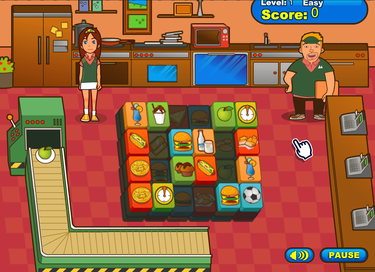 Mahjong Burger gameplay