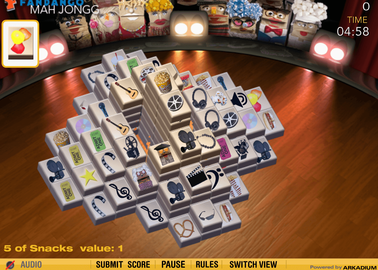Fandango Mahjongg gameplay