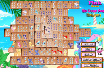 Online Mahjong types: Classic, Connect, Dimensions 31 My Little Pony Mahjong