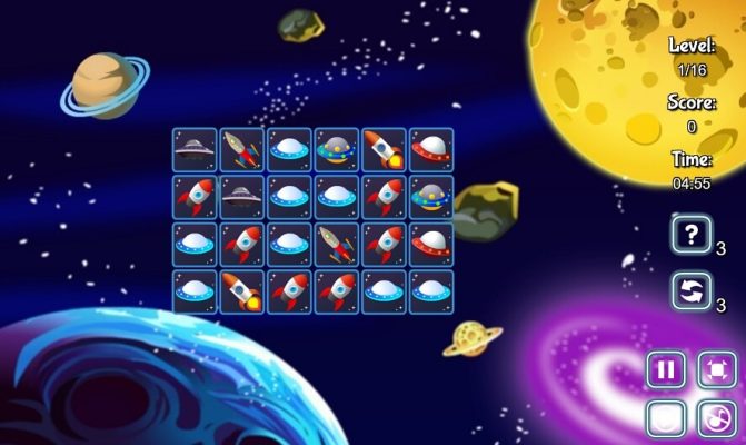 Space Connect Mahjong