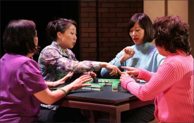 a scene from the movie The Joy Luck Club (1993) movies with a mahjong scene